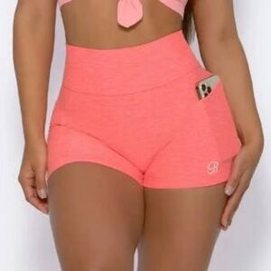 Bombshell Sportswear Coral Curve Shorts